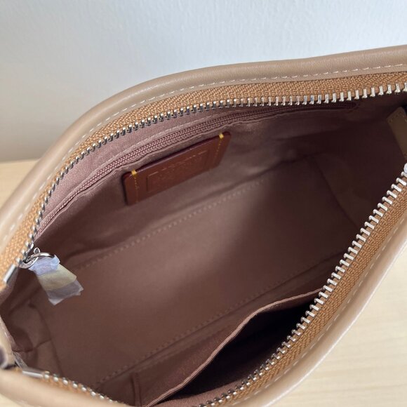 Coach Logo-Lettering Canvas Shoulder Bag - Picture 7 of 9